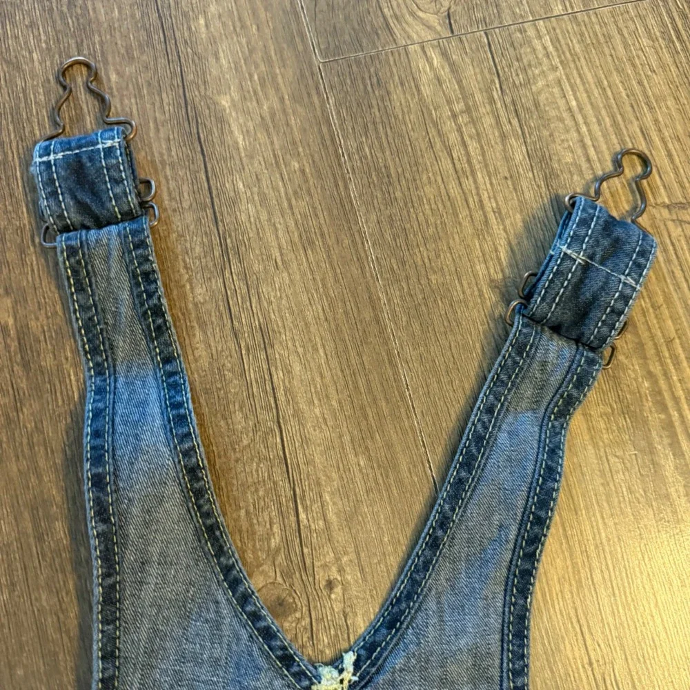 OshKosh B'gosh Denim Overalls Kids 3T Blue Carpenter Shorts Utility